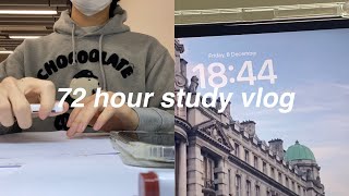 72 hour study vlog  72 hours of study to prepare for exam week  productive days before exam [upl. by Ayote]