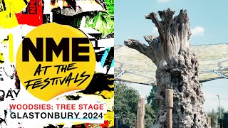 Glastonbury 2024 Check out the new Tree Stage at Woodsies [upl. by Elnore]