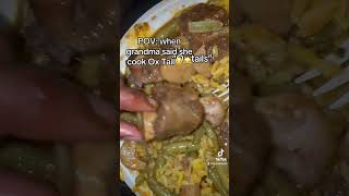 Have you had Oc Tails before🤔😂 oxtails explore viralvideo foryou [upl. by Strong]