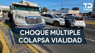 Choque múltiple colapsa la avenida Vallarta en Zapopan [upl. by Duggan]