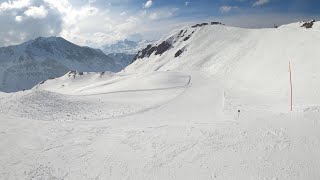 Piste Lac red La NormaValfrejus Ski [upl. by Ocinemod780]