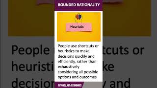 Bounded Rationality  60 Second Economics  ALevel amp IB [upl. by Yenrab]