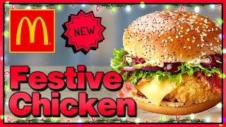 McDonalds Festive Crispy Chicken Review [upl. by Hepsiba347]