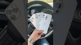 iPhone 16 Pro Unboxing White VS Natural VS Desert Titanium [upl. by Esetal]