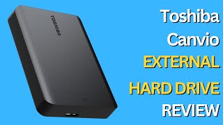 Toshiba Canvio Basics 2TB Portable External Hard Drive Storage on the Go  Review [upl. by Brindell]