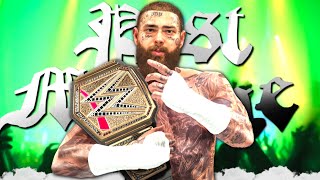 I Put Post Malone In WWE For 1 Year [upl. by Bunker]