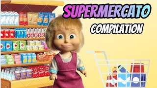 Masha supermercato compilation [upl. by Lusar]