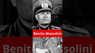 Benito MussoliniThe Rise and Fall of the Dictator Who Founded Fascismshortsfyphistoryreels [upl. by Leciram210]