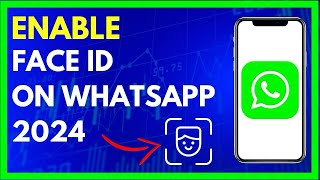 How to put face id on whatsapp on any Iphone 2024 New Update [upl. by Peih]