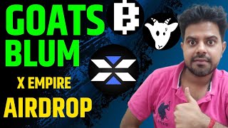 🔥Blum Goats Xempire Airdrop  Tomarket Airdrop  Goats Blum Minigame [upl. by Eilasor751]