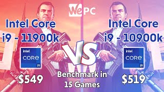 Intel Core i911900k VS Intel Core i910900k CPU Benchmark 60fps [upl. by Findlay]