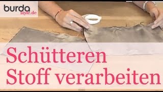 burda style – Leicht fransenden Stoff verarbeiten [upl. by Asilanna]