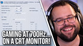 CRT Display Hits 700Hz Refresh Rate  But How [upl. by Donatelli]