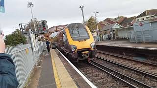 Cross Country diverts at Bedhampton 121123 [upl. by Dickie]