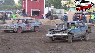 Whitneyville PA Demolition Derby 2022 Stock V8 Feature Day 2 [upl. by Bridgid]