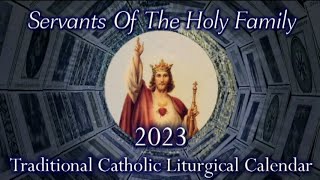 Servants Of The Holy Family 2023 Liturgical Calendar [upl. by Solorac]