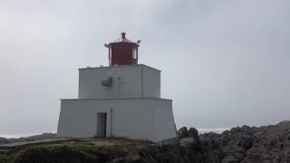 Amphitrite Lighthouse Foghorn Ucluelet BC [upl. by Tiffy574]