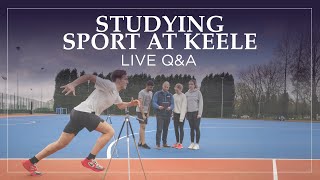 Explore studying sport at Keele  Live QampA [upl. by Martita]