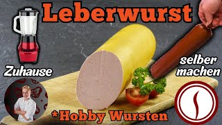 Leberwurst zuhause herstellen mit Räucherwiki live im DIYModus💪🏼 [upl. by Ydnal]