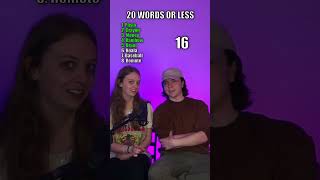 THIS GAME IS TOO HARD 20 Words Or Less Word Association Challenge [upl. by Ruddy]