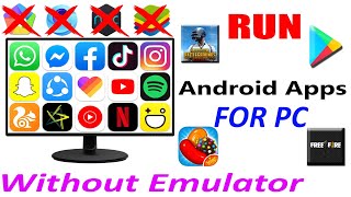 Run Android Apps on Computer  pc mai Android apps Kaise chalaye [upl. by Aivital]