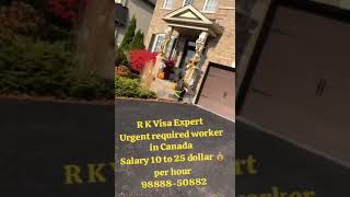 Job in Canada Urgent required worker in Canada [upl. by Alton]