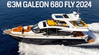 GALEON 680 FLY  HUGE FLYBRIDGE [upl. by Aneeuqahs]