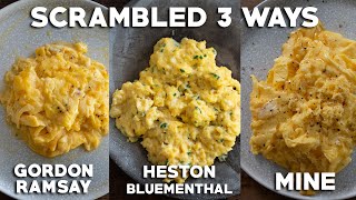 Perfect Scrambled Eggs Gordon Ramsay and Heston Blumenthal [upl. by Ahtela]