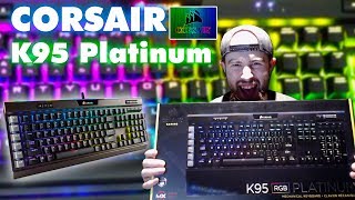 Corsair K95 Platinum RGB Unboxing and Setup [upl. by Assenat]