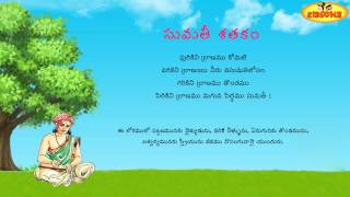 Sumathi Satakam  Purikini Pranamu Gomati  Telugu Padyalu  KidsOne [upl. by Adlai]