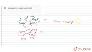 22 Dofluoro66dimethylbiphenyl is nonresolvable whereas 22 dinitro66 [upl. by Dovev587]