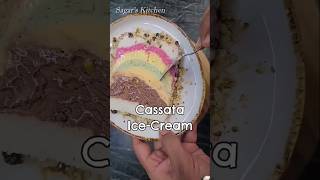 Cassata icecream cake food creamsicle recipe icecream dessert [upl. by Asiulairam50]