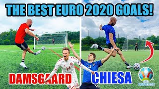 RECREATING EURO 2020 GOALS Damsgaard Chiesa Jorginho amp more [upl. by Sibell]