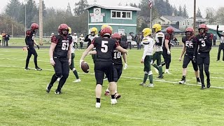 Wahkiakums Preston West runs in for a touchdown against Darrington [upl. by Aeht]