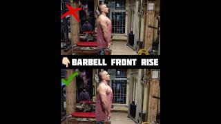 quotMastering the Barbell Front Raise Build Strong Shouldersquot [upl. by Assennav915]