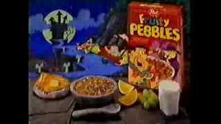 Flintstones quotFruity Pebblesquot Halloween Commercial [upl. by Anikat280]