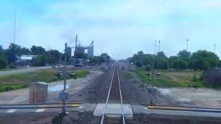 Amtraks California Zephyr  REAR VIEW  Through Fort Morgan CO [upl. by Phillipp]