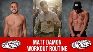 Matt Damon Workout Routine Guide [upl. by Pare298]