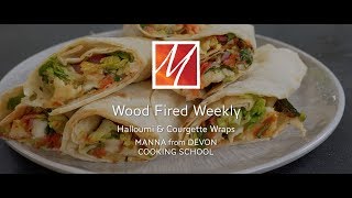 Halloumi amp Courgette Wraps cooked in the Morso Forno Woodfired Oven [upl. by Hpesojnhoj617]