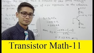 11 Transistor Mathematical Solution Lesson12 [upl. by Marten912]