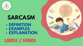 What is Sarcasm Rhetorical Device Explain in Hindi  Urdu [upl. by Jessen606]