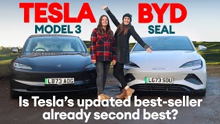 Tesla Model 3 vs BYD Seal TESTED  Is Tesla’s newcomer already second best  Electrifying [upl. by Eelac]