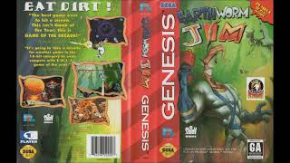 Earthworm Jim  SEGA Genesis Full Soundtrack OST Real Hardware [upl. by Notterb]