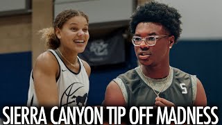 Bryce James amp Jerzy Robinson Highlight Sierra Canyon Tip Off Madness [upl. by Beghtol]