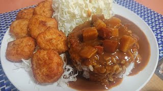 【おやじの唐揚げカレーライス🍛】いつも早食いなのでゆっくり食べたいおやじとドクターペッパーの謎🤔 [upl. by Sina401]