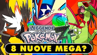 8 NUOVE MEGAEVOLUZIONI in LEGGENDE POKÉMON ZA  NUOVI LEAKS [upl. by Conrado959]