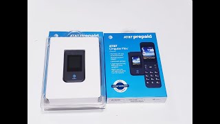 ATampT Cingular Flex 4G Unboxing Prepaid Flip phone [upl. by Martens]