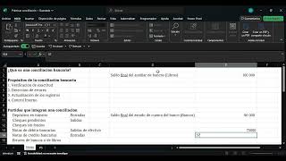 Conciliación bancaria  Práctica 5 [upl. by Shields53]