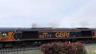 0V84 clagging shed flies through stoke works junction 08042024 [upl. by Berti778]