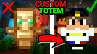 HOW TO COSTUME TOTEM IN MINECRAFT 🤯 [upl. by Eikciv]